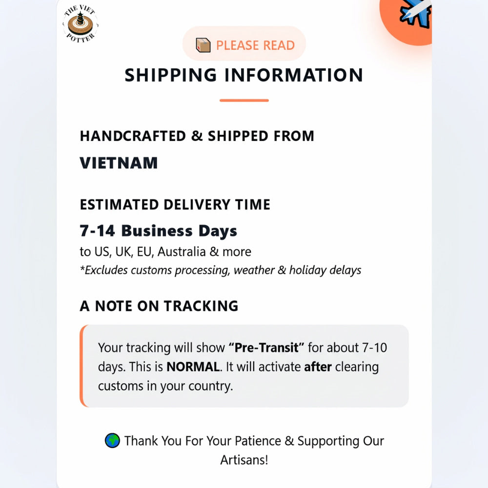 Vietnamese Pagoda Figurine | Ceramic | Traditional Style