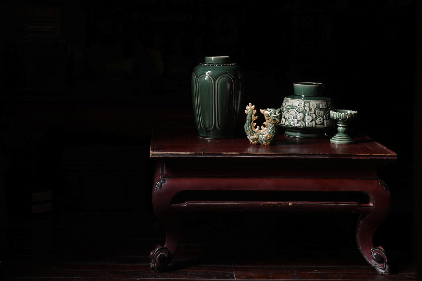 Handcrafted Vietnamese Ceramic Dragon