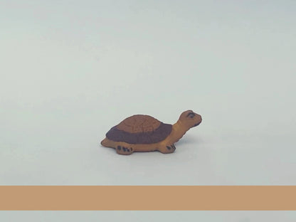 Miniature Ceramic Turtle Figurine