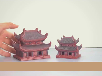 Vietnamese Pagoda Statue | Ceramic Pagoda