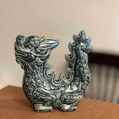 Handcrafted Vietnamese Ceramic Dragon